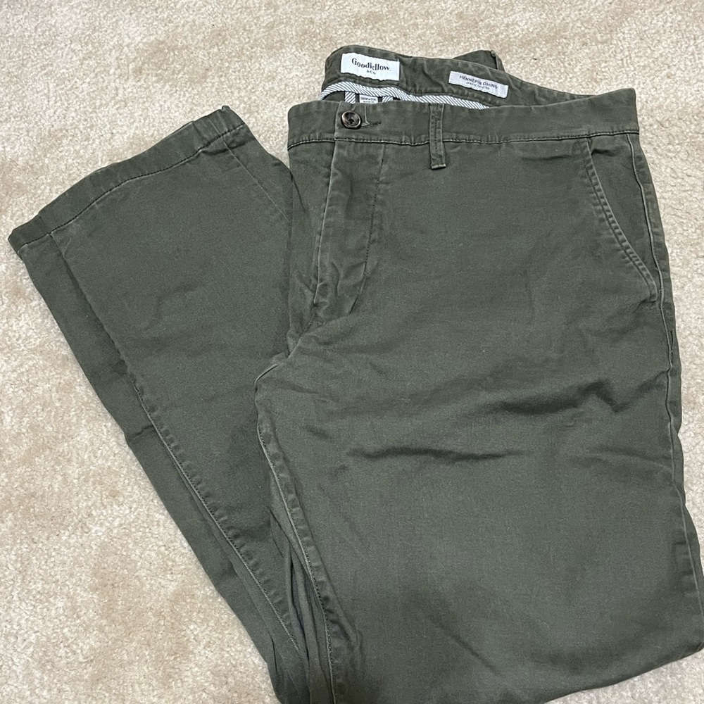 Goodfellow & Co Olive Chinos